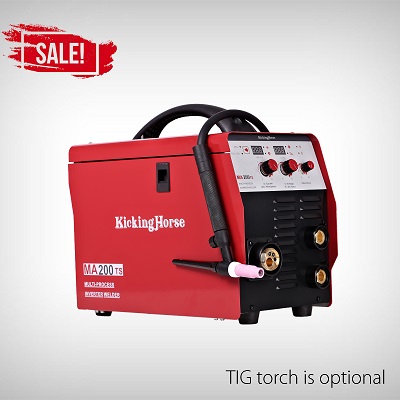 Multiprocess Aluminum MIG Welder MA200TS(CSA), 220V Multiprocess Aluminum MIG Welder MA200TS(CSA), 220V